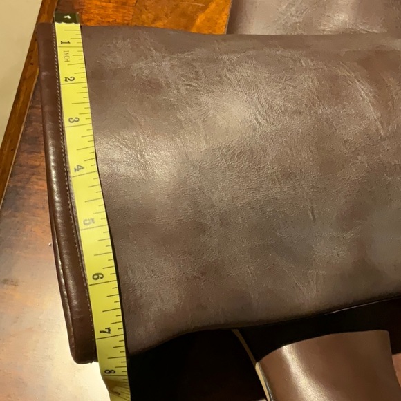 Loro piana womens heeled boots new 39.5 brown leather - Picture 9 of 9